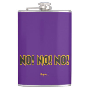 Flasques Non Non Non Non Peut-Être Violet BG