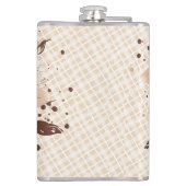 Flasques Nook d'oiseaux en fleurs rustiques (Dos)