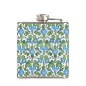 Flasques Nostalgale Blue Morning Glory Hip Flask (Dos)