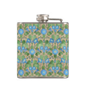 Flasques Nostalgale Blue Morning Glory Hip Flask (Dos)