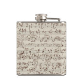 Flasques Notes de musique (Dos)