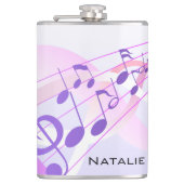 Flasques Notes musicales (Devant)