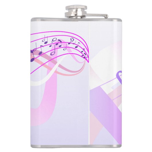 Flasques Notes musicales (Dos)