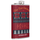 Flasques Notre premier Noël, M. et Mme. /Couple nouvellemen (Droite)