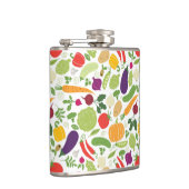 Flasques Nourriture sur un arrière - plan blanc (Droite)