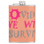 Flasques Nous survivrons à COVID-19 - Force et résilience (Devant)