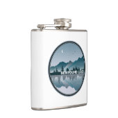 Flasques Nouveau lac New Hampshire réflexion (Droite)