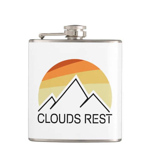 Flasques Nuages Rest Mountain Yosemite Retro (Devant)