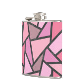 Flasques Nuances de motif en vitrail de corail (Gauche)