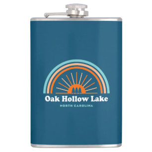 Flasques Oak Hollow Lake Caroline du Nord Rainbow
