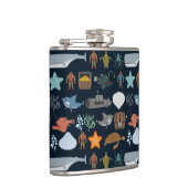 Flasques Océan Habitants Motif 1 (Droite)