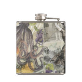 Flasques Octopus Beach Antique Côte Steampunk (Dos)