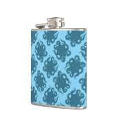 Flasques Octopus sur Motif bleu (Gauche)