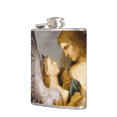 Flasques Oedipe et le sphinx par Gustave Moreau (Gauche)