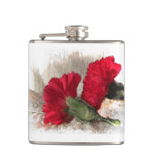 Flasques Oeillets rouges à Brocade (Devant)