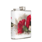 Flasques Oeillets rouges à Brocade (Droite)