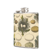 Flasques OEuf vintage Nid Art Peinture OEufs (Gauche)