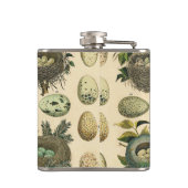 Flasques OEuf vintage Nid Art Peinture OEufs (Dos)