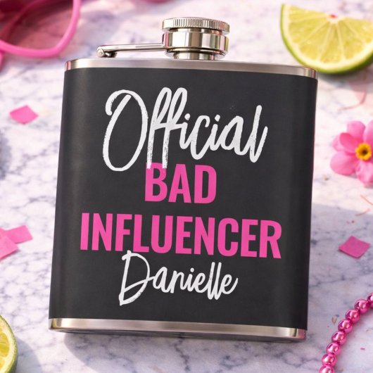 Flasques Official Bad Influence Custom Bachelorette Party