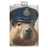 Flasques Officier Capybara : Maintenir la Paix, (Devant)