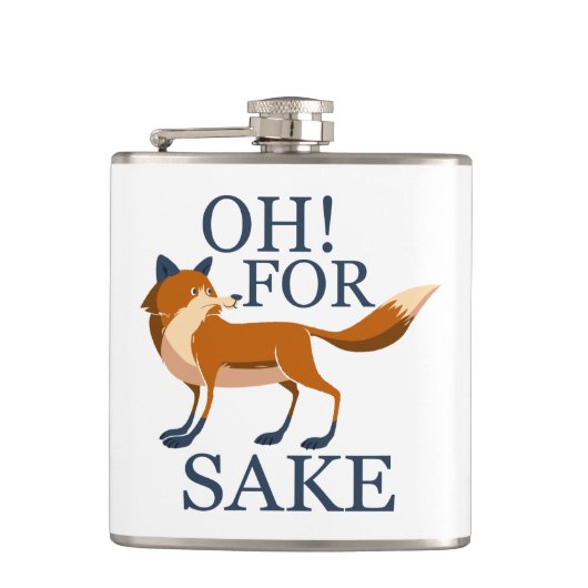 Flasques Oh pour le saké renard (Devant)