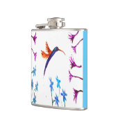 Flasques Oiseau Art Floral Colibri (Gauche)