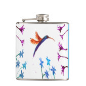 Flasques Oiseau Art Floral Colibri (Devant)