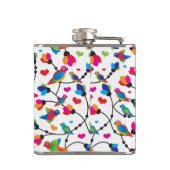 Flasques oiseau coloré mignon de perroquet (Dos)