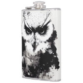 Flasques Oiseau de Chouette Nature sauvage Peinture de pinc (Gauche)