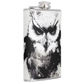 Flasques Oiseau de Chouette Nature sauvage Peinture de pinc (Droite)