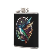 Flasques Oiseau de mer Portrait animal Verre tendu Art (Gauche)