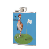 Flasques Oiseau humoristique jouant au golf (Gauche)