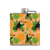 Flasques Oiseau tropical Toucan Motif sans couture (Dos)