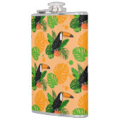 Flasques Oiseau tropical Toucan Motif sans couture (Gauche)