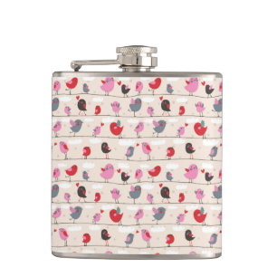 Flasques Oiseaux dans l'amour