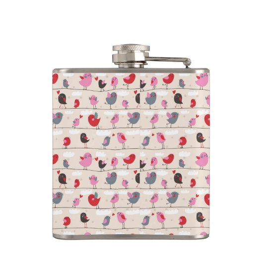 Flasques Oiseaux dans l'amour (Dos)