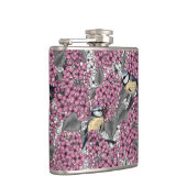 Flasques Oiseaux dans le jardin lilas rose (Droite)