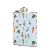 Flasques oiseaux et fleurs (Gauche)