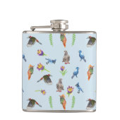 Flasques oiseaux et fleurs (Devant)