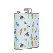 Flasques oiseaux et fleurs (Droite)