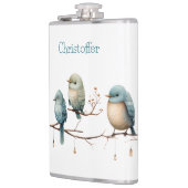 Flasques Oiseaux lunaires sur Branches Élégance intemporell (Gauche)