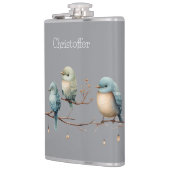 Flasques Oiseaux lunaires sur Branches Élégance intemporell (Gauche)