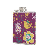 Flasques Oiseaux lunatiques et fleurs de vin (Gauche)