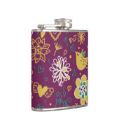 Flasques Oiseaux lunatiques et fleurs de vin (Droite)