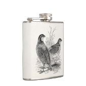 Flasques Oiseaux vintages de cailles - rétro gibier à (Droite)