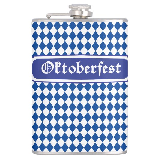 Flasques OKTOBERFEST festival de bière décoration motif ble (Devant)