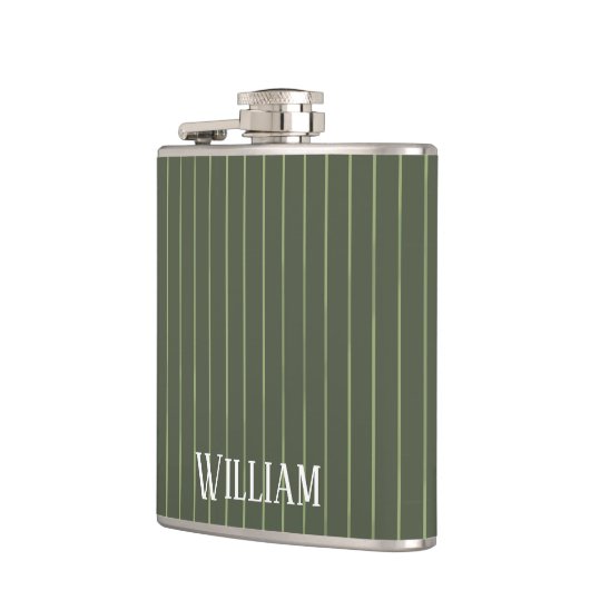 Flasques Olive Pinstripes (Gauche)