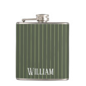 Flasques Olive Pinstripes (Devant)