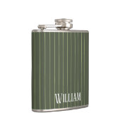 Flasques Olive Pinstripes (Droite)