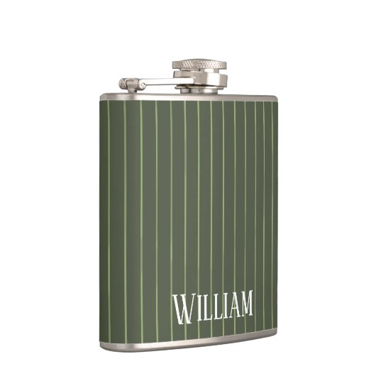 Flasques Olive Pinstripes (Droite)